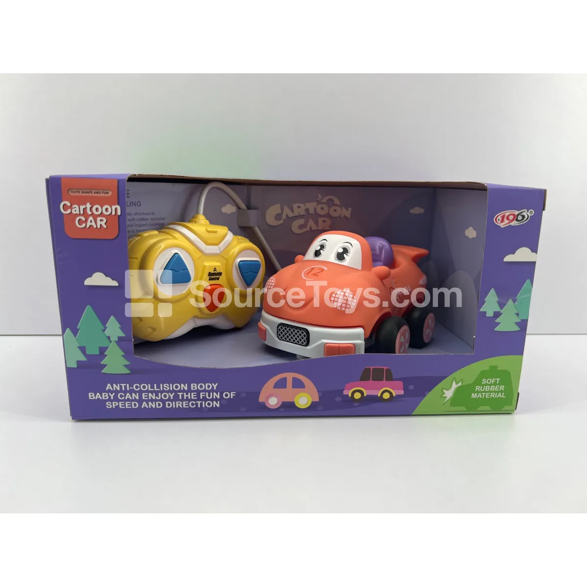 2-Channel Remote Control Vinyl Racing Car with Lights 2-Channel Remote Control Vinyl Racing Car with Lights
