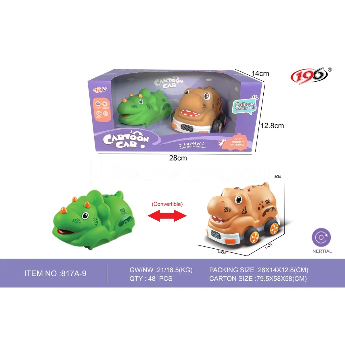 Transforming Inertia Tyrannosaurus & Triceratops Transforming Inertia Tyrannosaurus & Triceratops