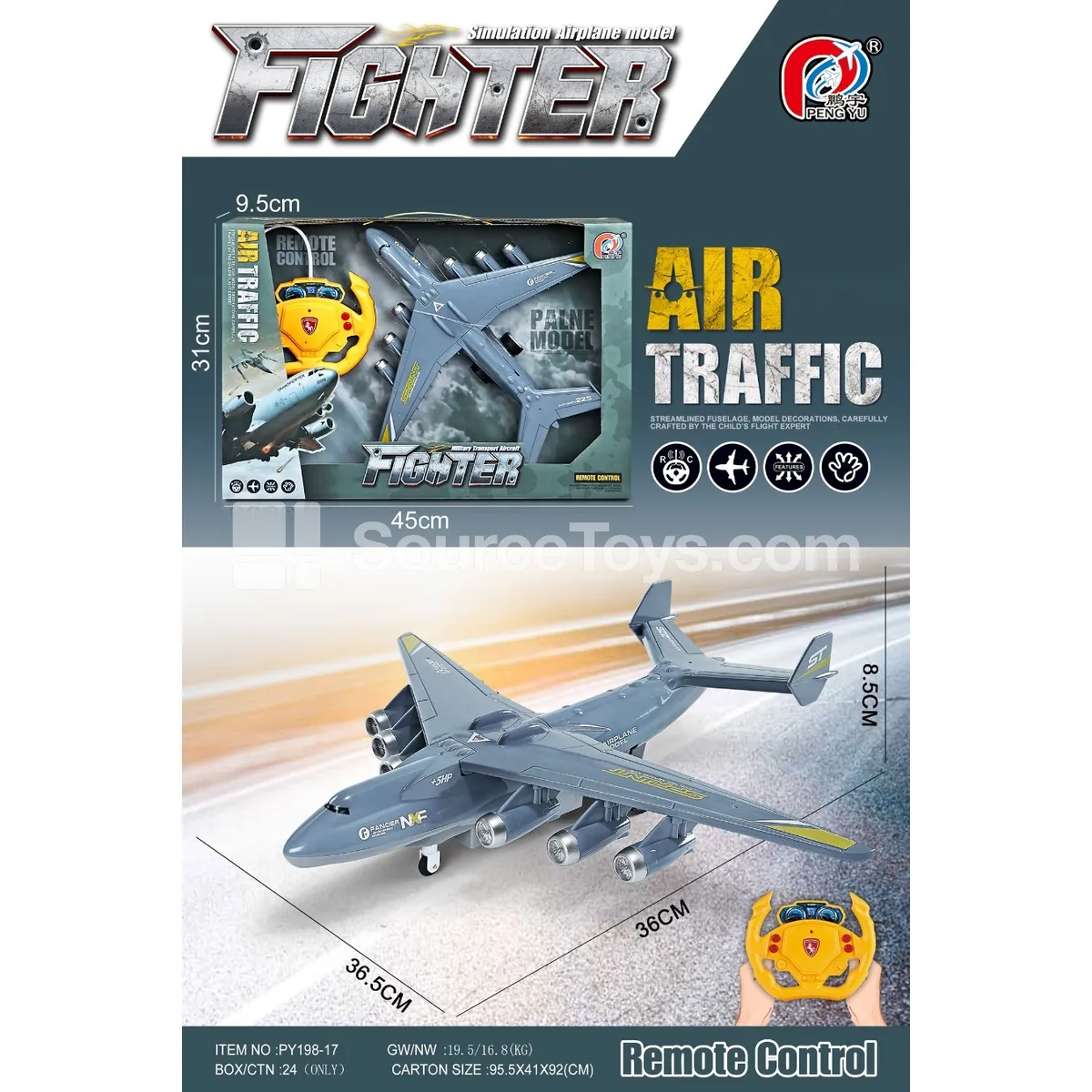 4-Channel Remote Control Transport Plane AN25 4-Channel Remote Control Transport Plane AN25