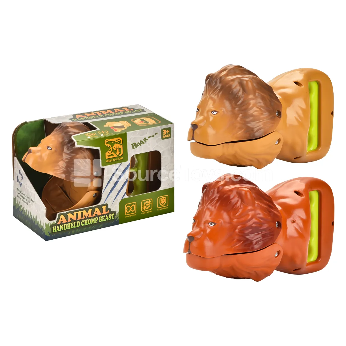 Simulated Lion Sand Pretend Play Toy (Mouth Clamp Design) Simulated Lion Sand Pretend Play Toy (Mouth Clamp Design)