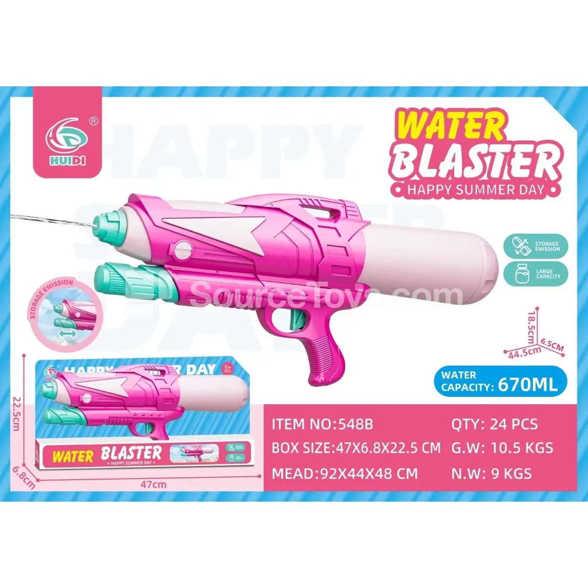 Air Pump Water Gun