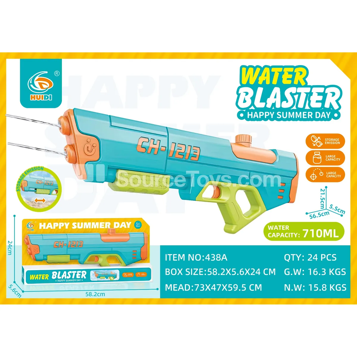Air Pump Water Gun