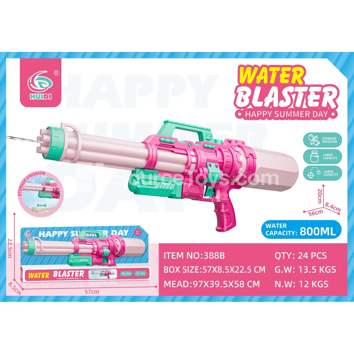 Air Pump Water Gun
