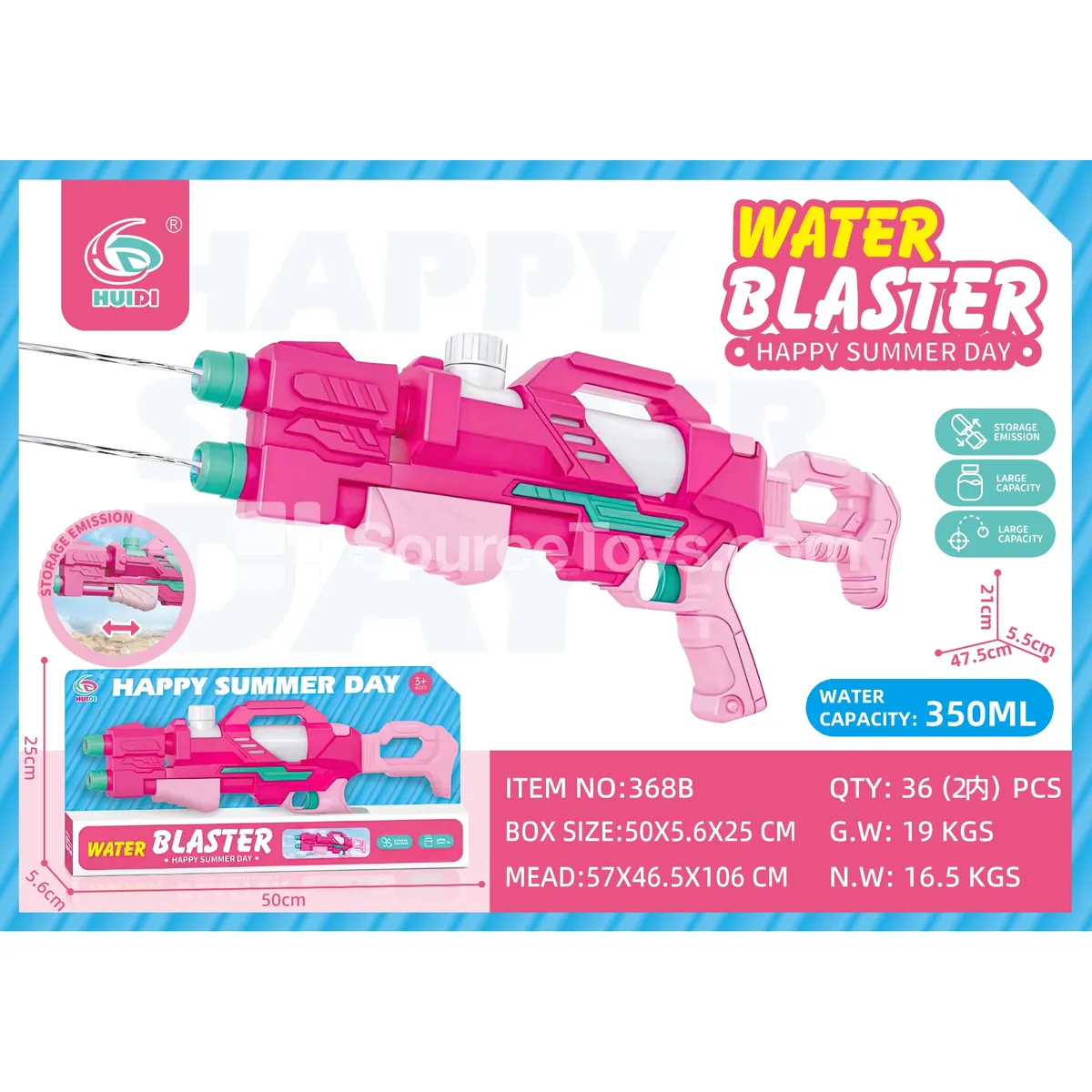 Pressurized Water Gun