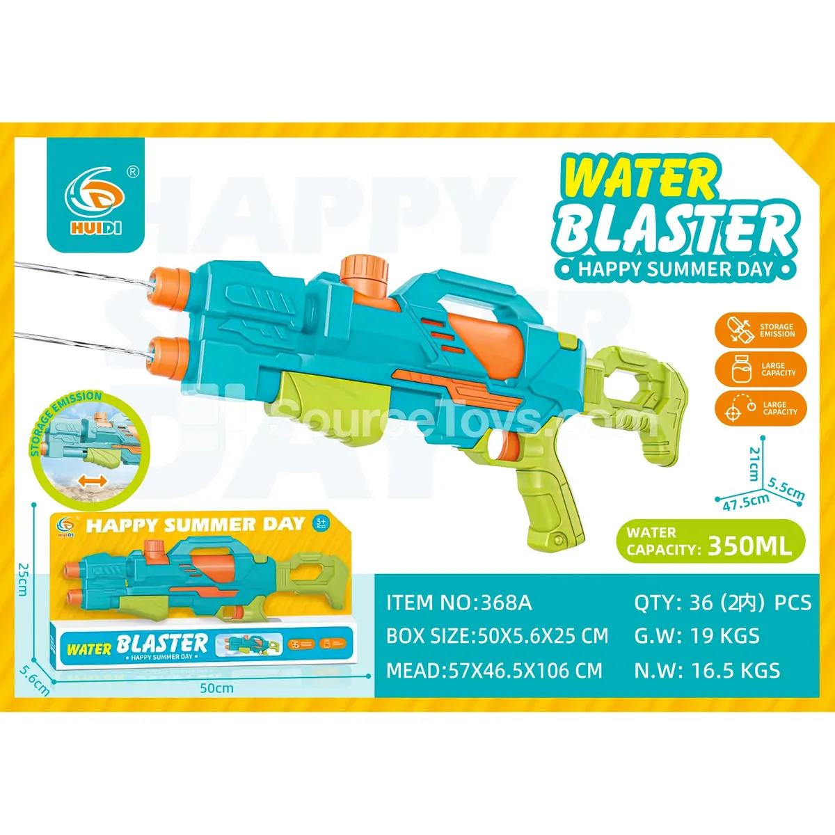 Air Pressure Water Gun