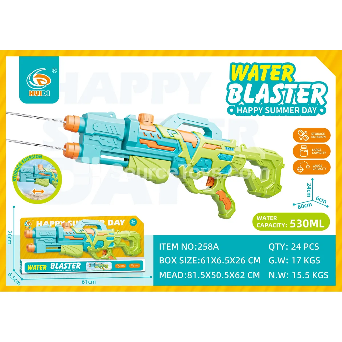 Air Pump Water Gun