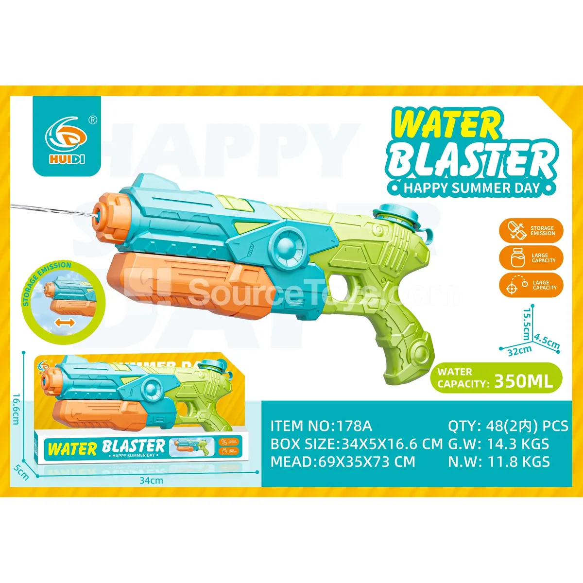 Air Pump Water Gun