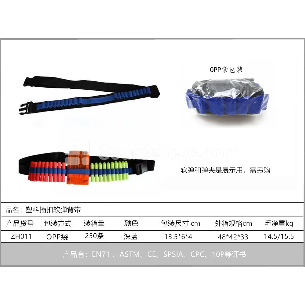 Plastic Bullet Belt