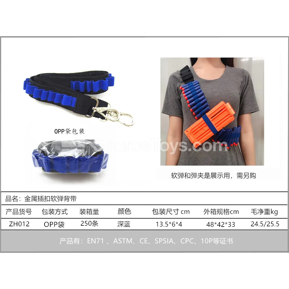 Metal Buckle Ammo Belt Toy
