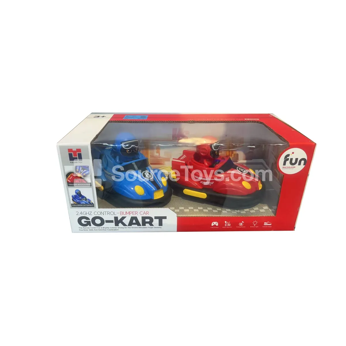 2.4G 2-Car Battle Bumper Cars (Battery Included, 2-Pack) 2.4G 2-Car Battle Bumper Cars (Battery Included, 2-Pack)
