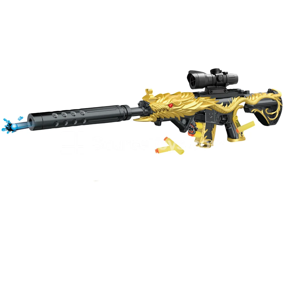 Five-Claw Dragon Dual-Mode EVA Foam & Water Bead Toy Gun