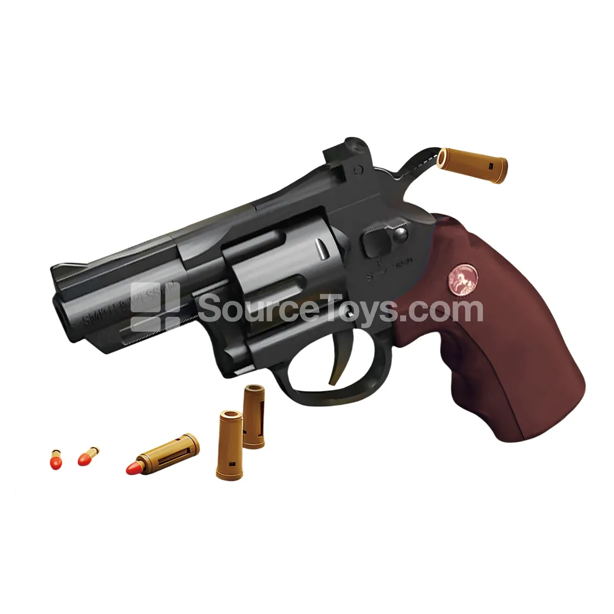 Magnum Revolver Ejecting Soft Dart Gun 19cm Magnum Revolver Ejecting Soft Dart Gun 19cm