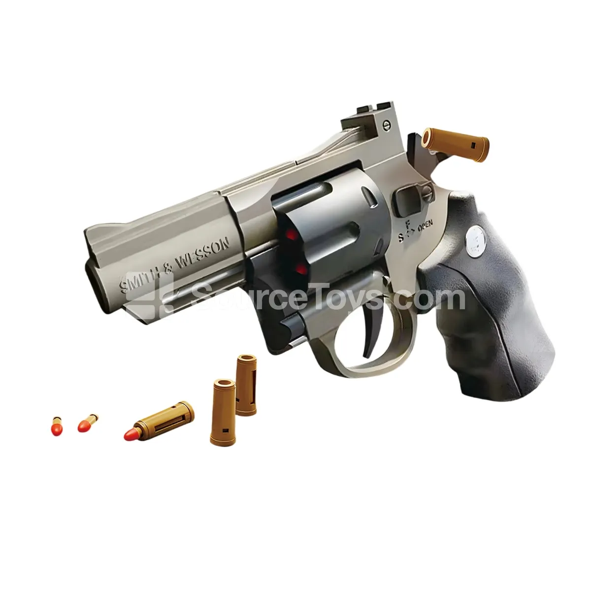Magnum Revolver 19CM Soft Bullet Gun Shell Ejecting