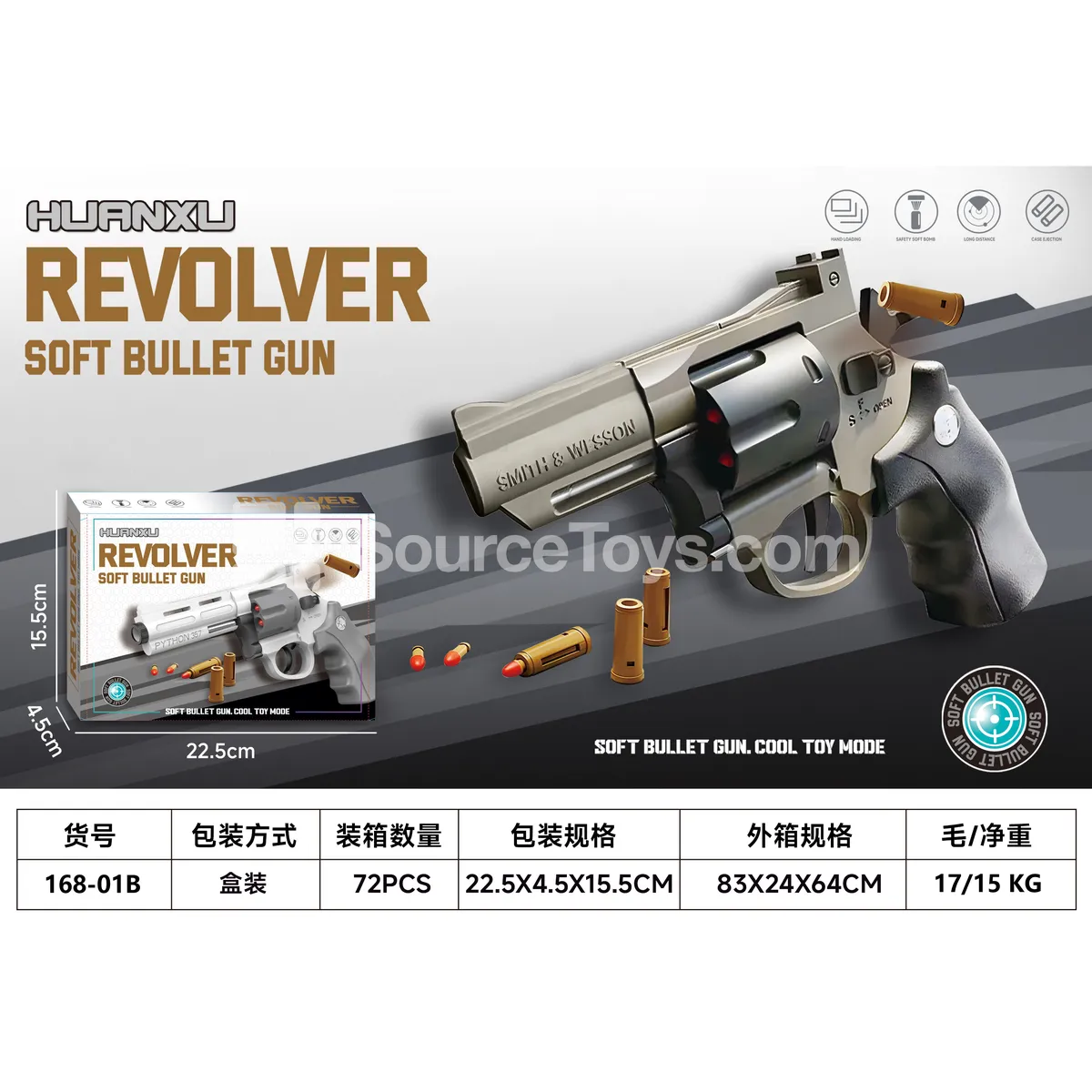 Magnum Revolver 19cm