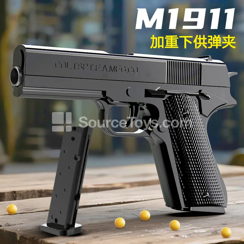 M1911 Manual Soft Bullet Gun with EVA Foam Darts
