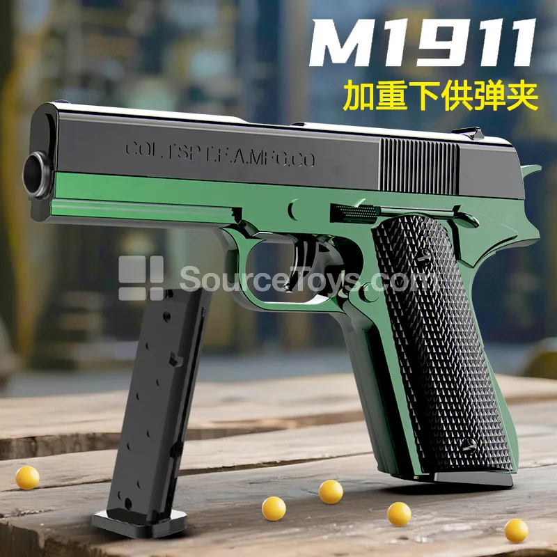 M1911 Soft Bullet Gun (Manual Soft Bullet Pistol, EVA Foam Dart Blaster Toy Gun) M1911 Soft Bullet Gun (Manual Soft Bullet Pistol, EVA Foam Dart Blaster Toy Gun)