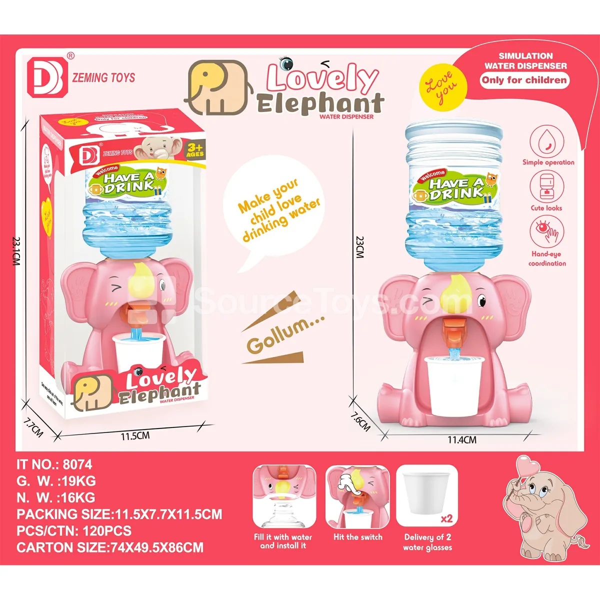 Pretend-Play Toy Water Dispenser Pretend-Play Toy Water Dispenser