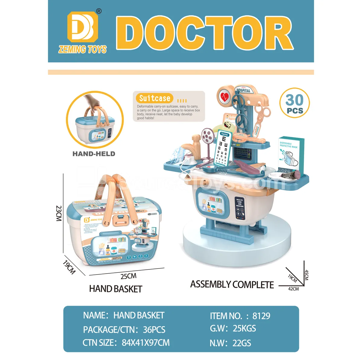 Doctor Play Set with Carry Basket