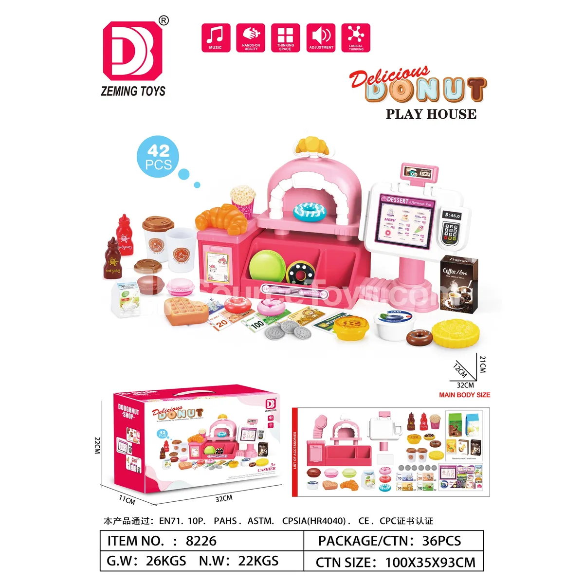 Donut Stand & Order Counter Set Donut Stand & Order Counter Set