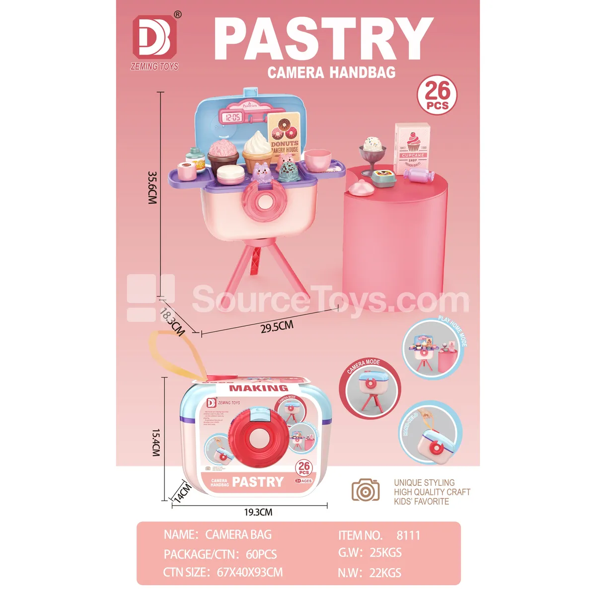 Pastry Camera Box Pastry Camera Box