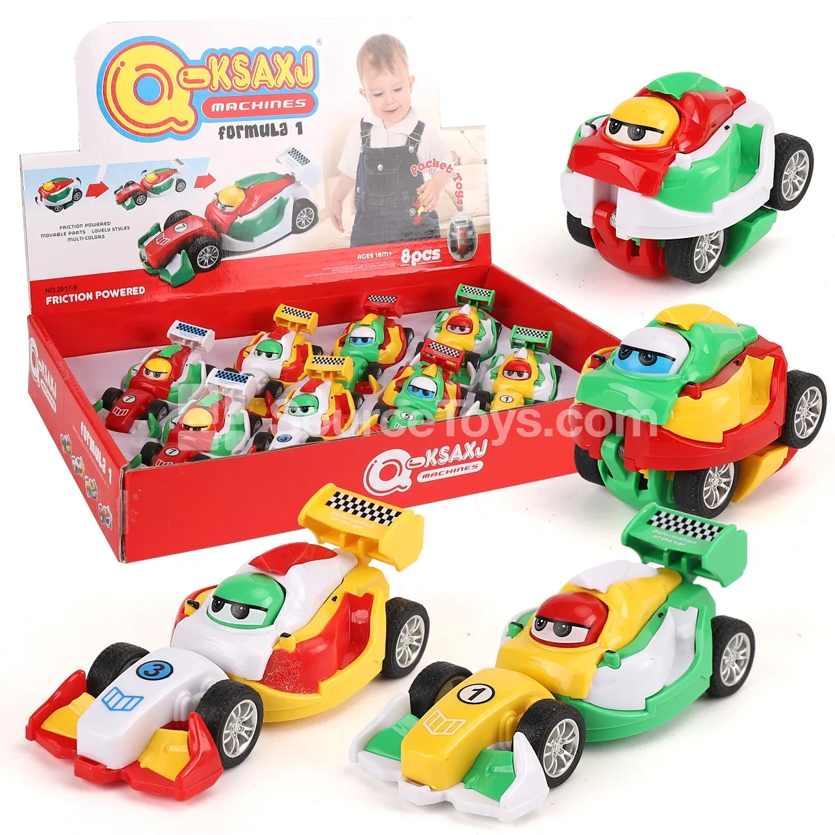 Pocket Toy Transforming Inertia Kart - Children's Inertia Car Indoor Play Vehicle Pocket Toy Transforming Inertia Kart - Children's Inertia Car Indoor Play Vehicle