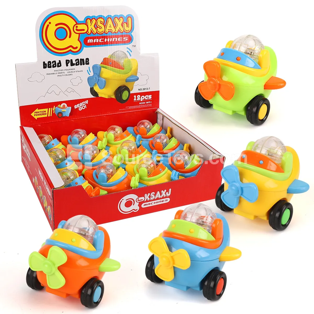 Inertia Rattle Cartoon Car - Children's Toy, Inertia Vehicle, Indoor Ride-On Toy