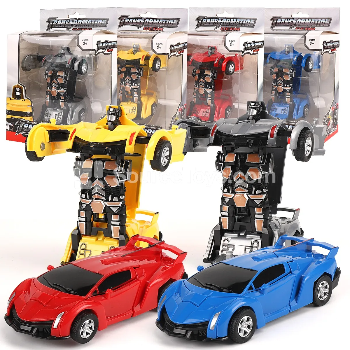Inertia Crash-Transform Sports Car