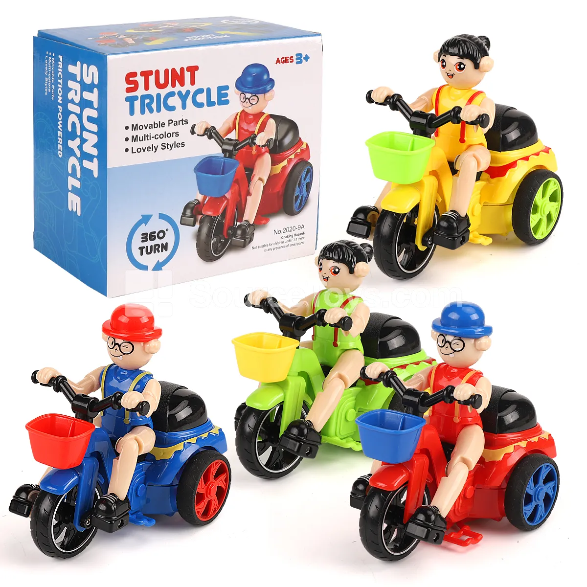 Stunt Cartoon Tricycle - Kids Toy Indoor Ride-On Stunt Cartoon Tricycle - Kids Toy Indoor Ride-On