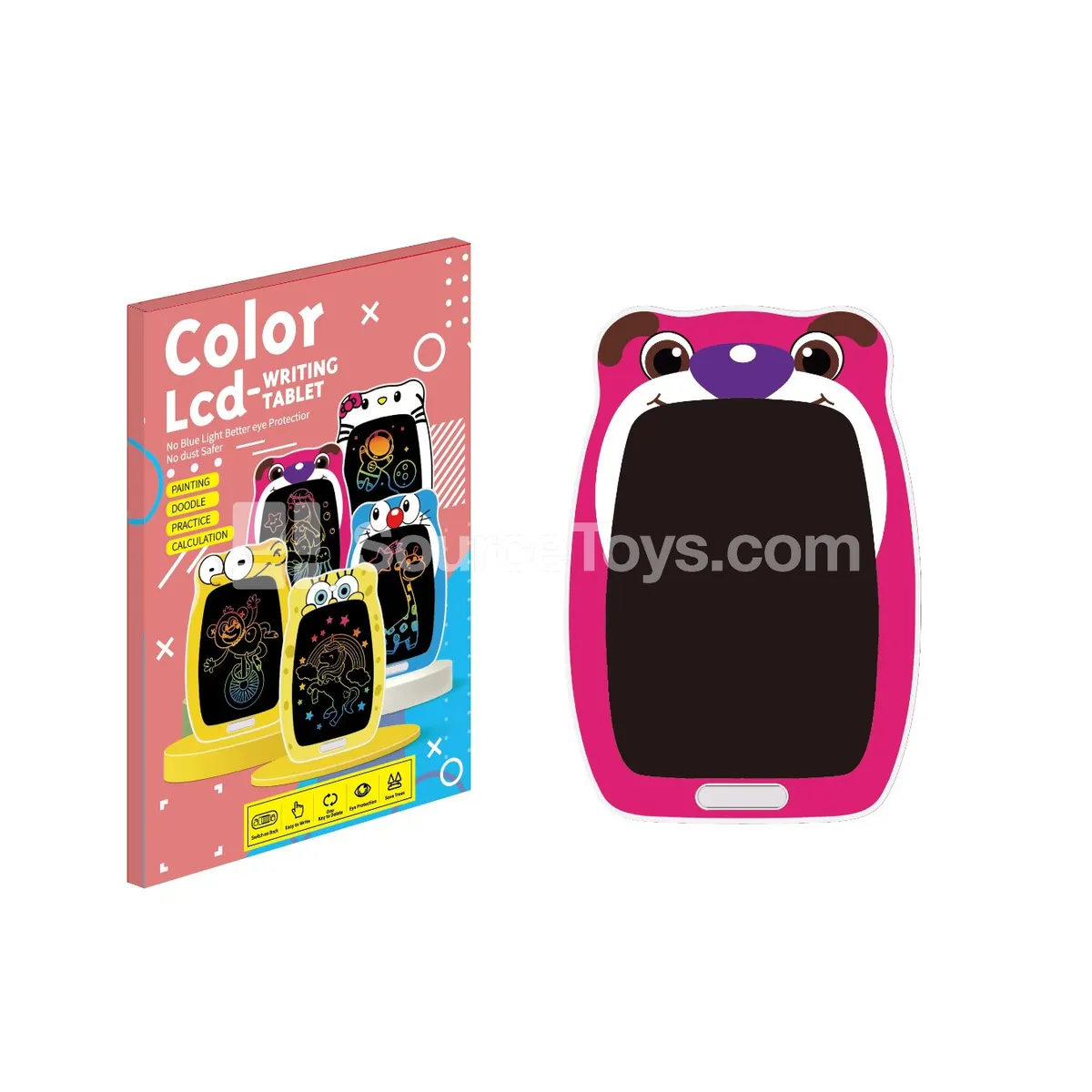 12-inch Pink Bear LCD Writing Tablet (Battery Included, CR2025 x1) 12-inch Pink Bear LCD Writing Tablet (Battery Included, CR2025 x1)
