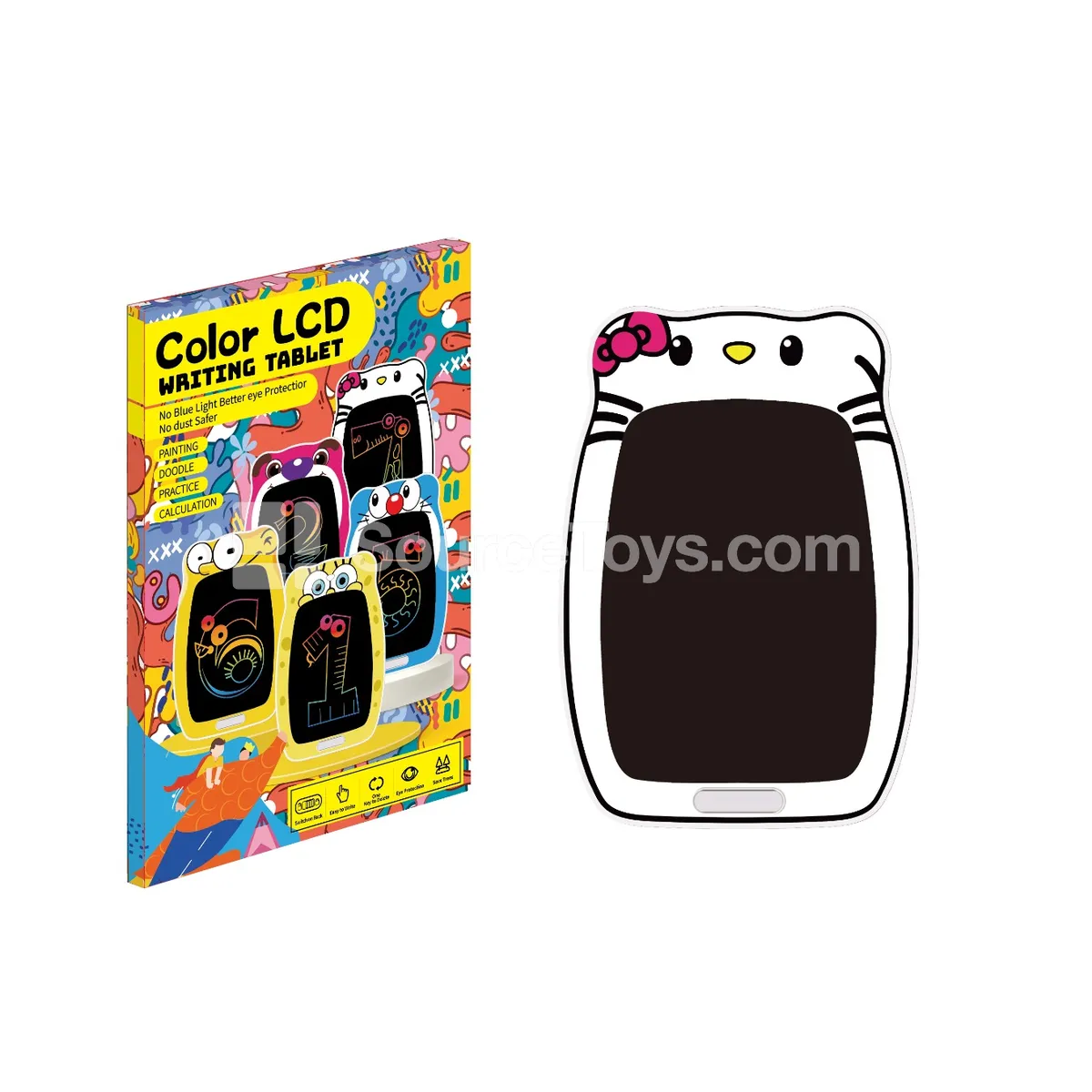 8.5-Inch Cat LCD Writing Tablet (Battery Included, CR2025)