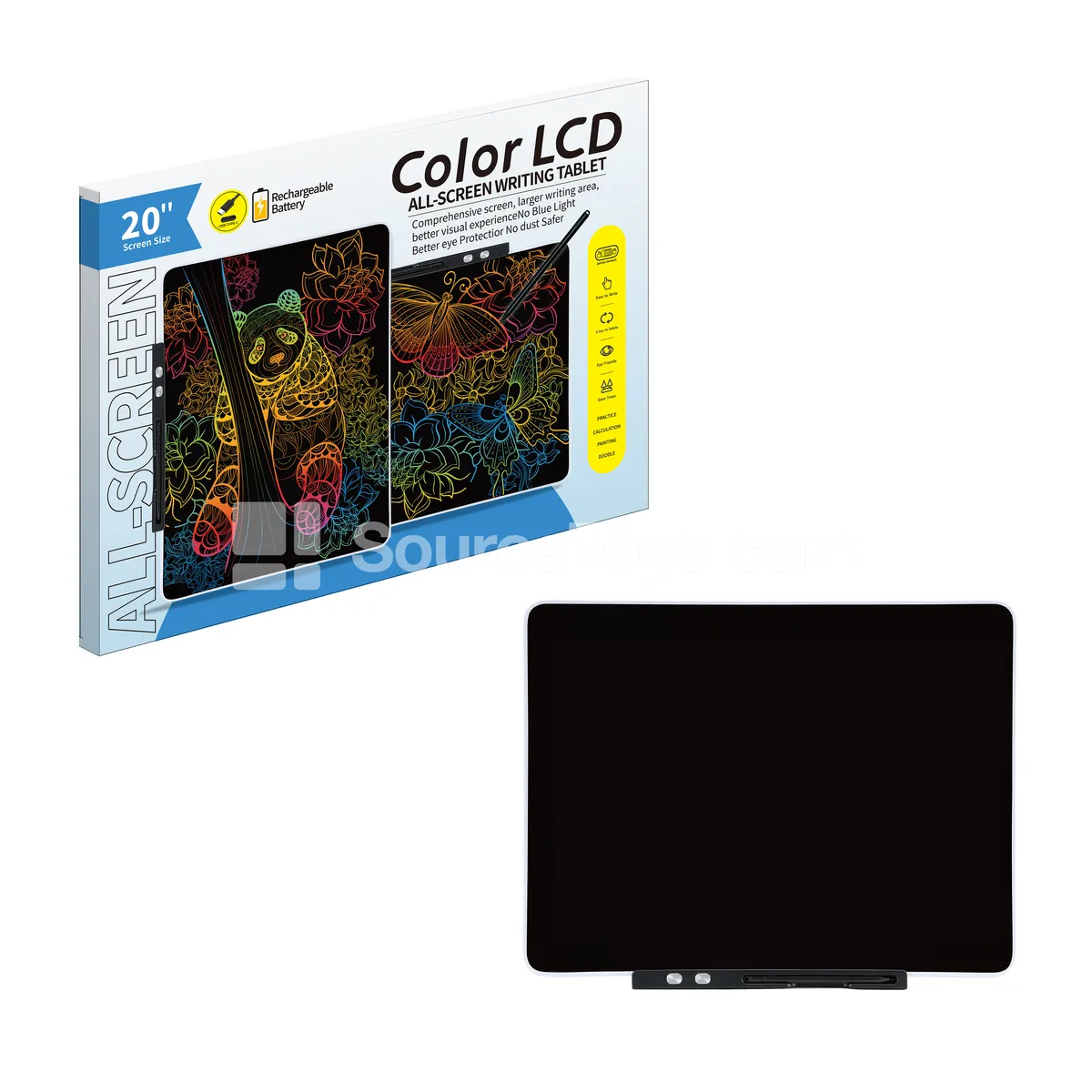 Rechargeable 24-inch LCD Writing Tablet (with 150mAh Lithium Battery)