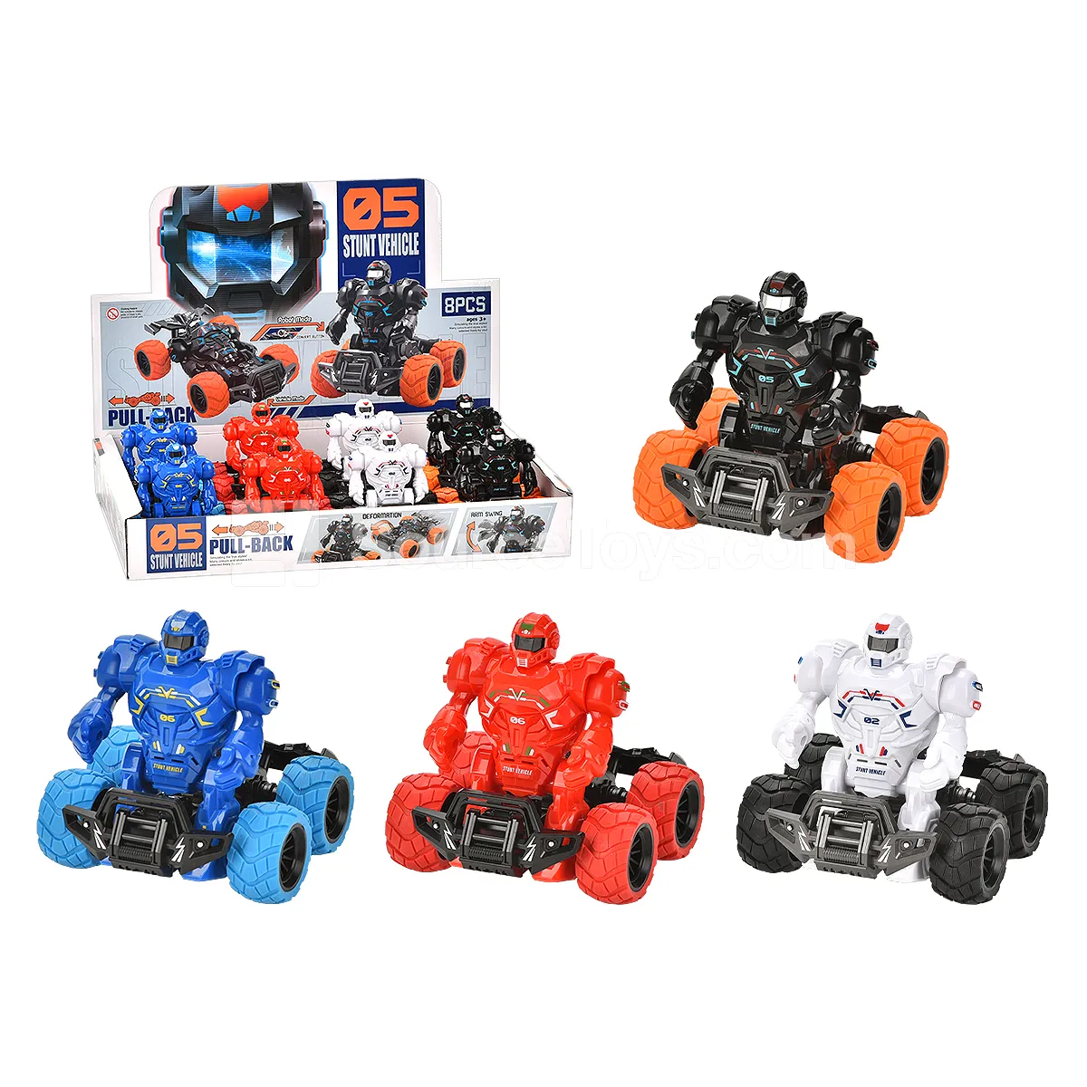 4-Color Dual Pull-Back Robot 4-Color Dual Pull-Back Robot