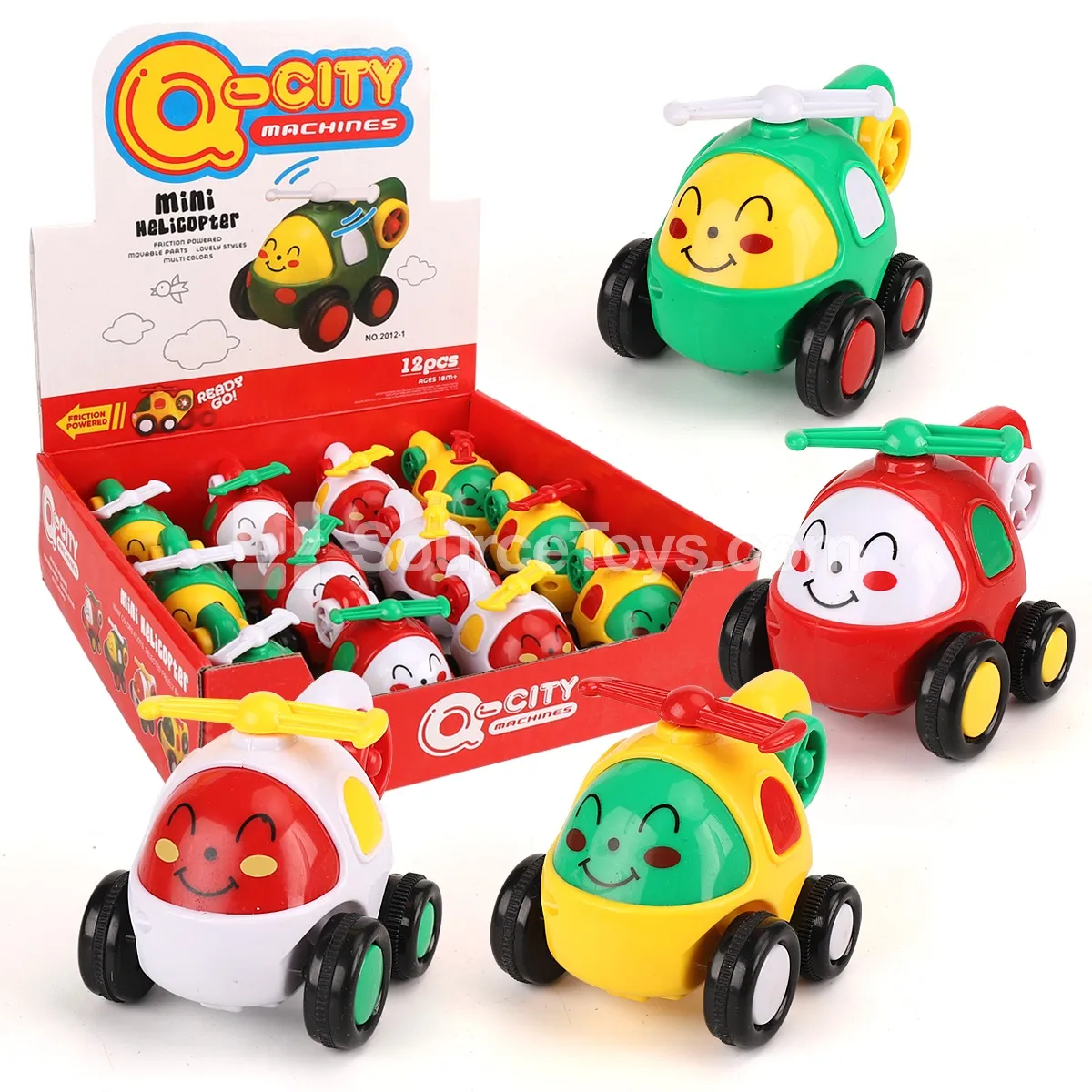 Inertial Four-Color Cartoon Plane Inertial Four-Color Cartoon Plane
