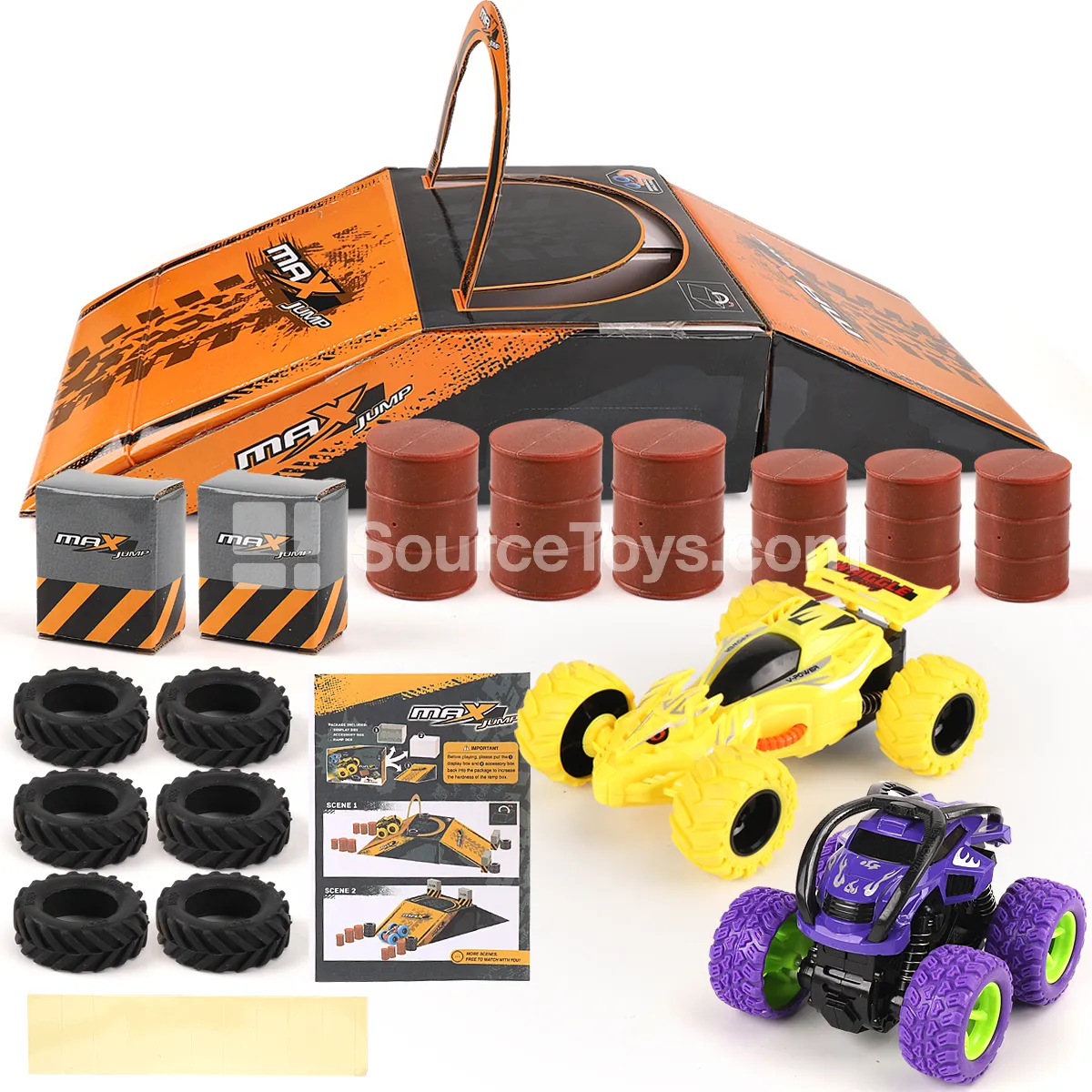 Transform Car and Twin Inertia Stunt Car Set Transform Car and Twin Inertia Stunt Car Set