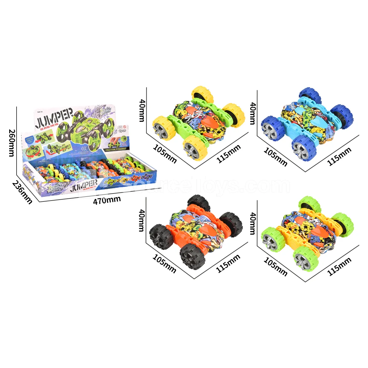 Inertia Stunt Double-Sided Car Inertia Stunt Double-Sided Car