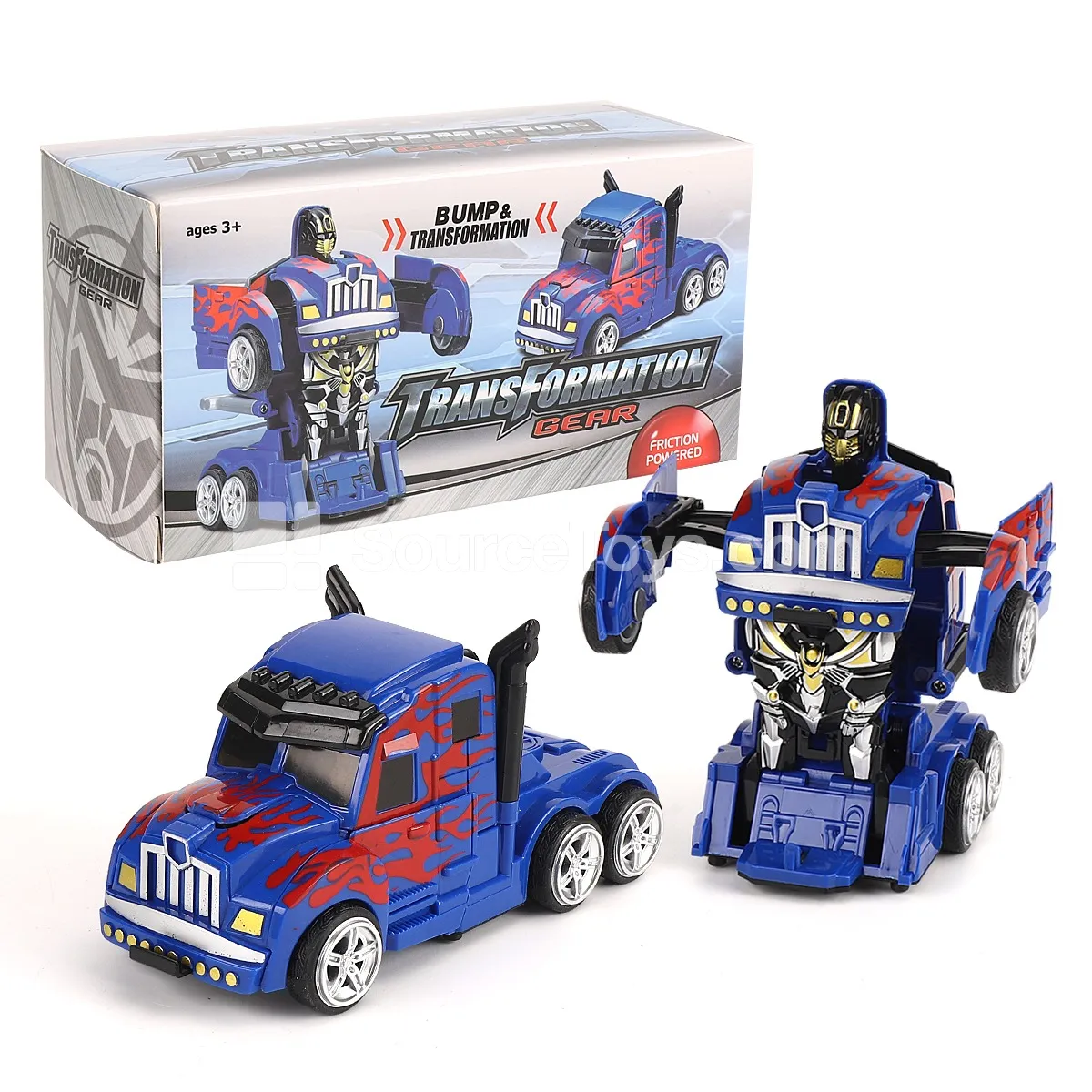 Inertial Crash-Transform Robot Truck - Kids Inertial Toy Inertial Crash-Transform Robot Truck - Kids Inertial Toy