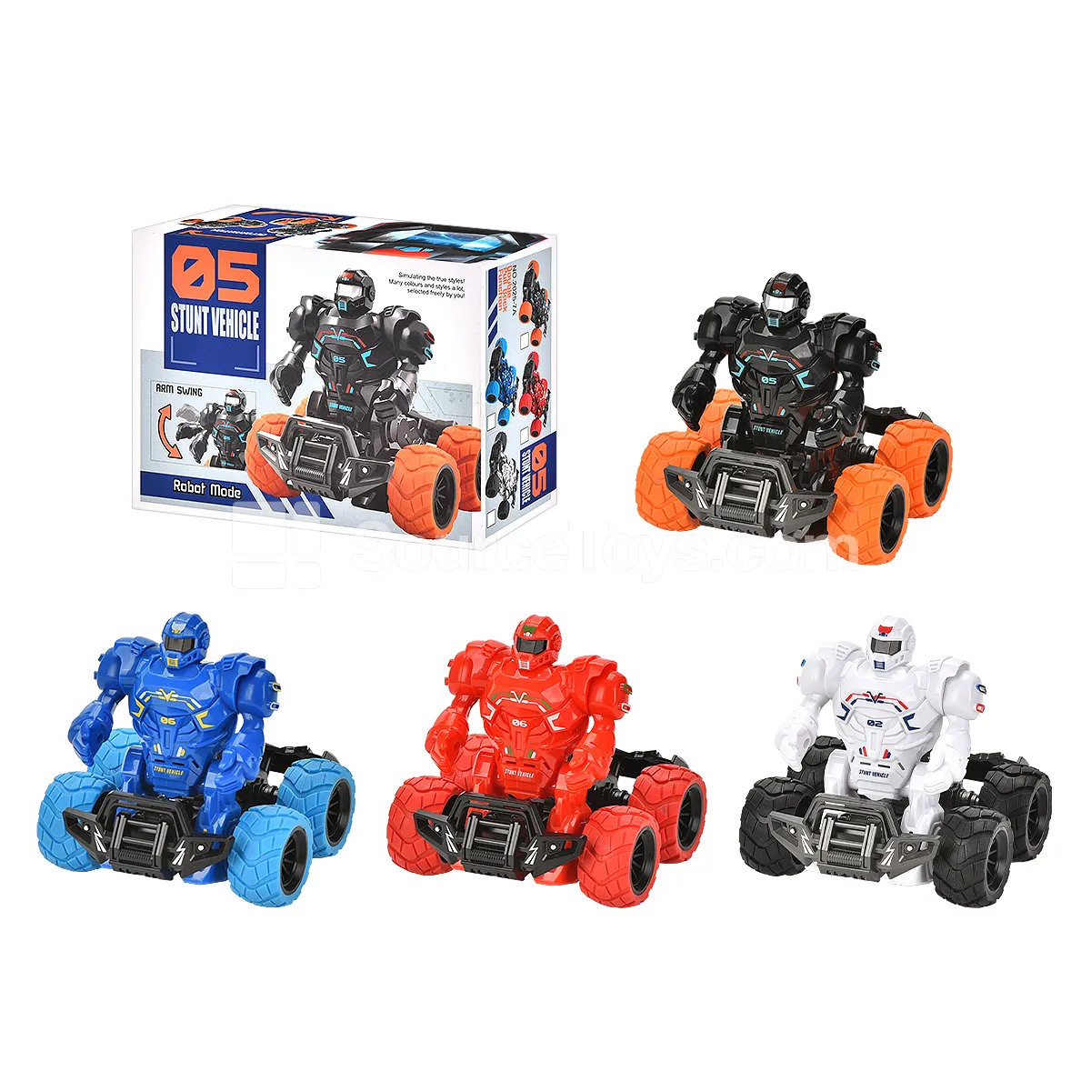 4-Color Double Pull-Back Robot