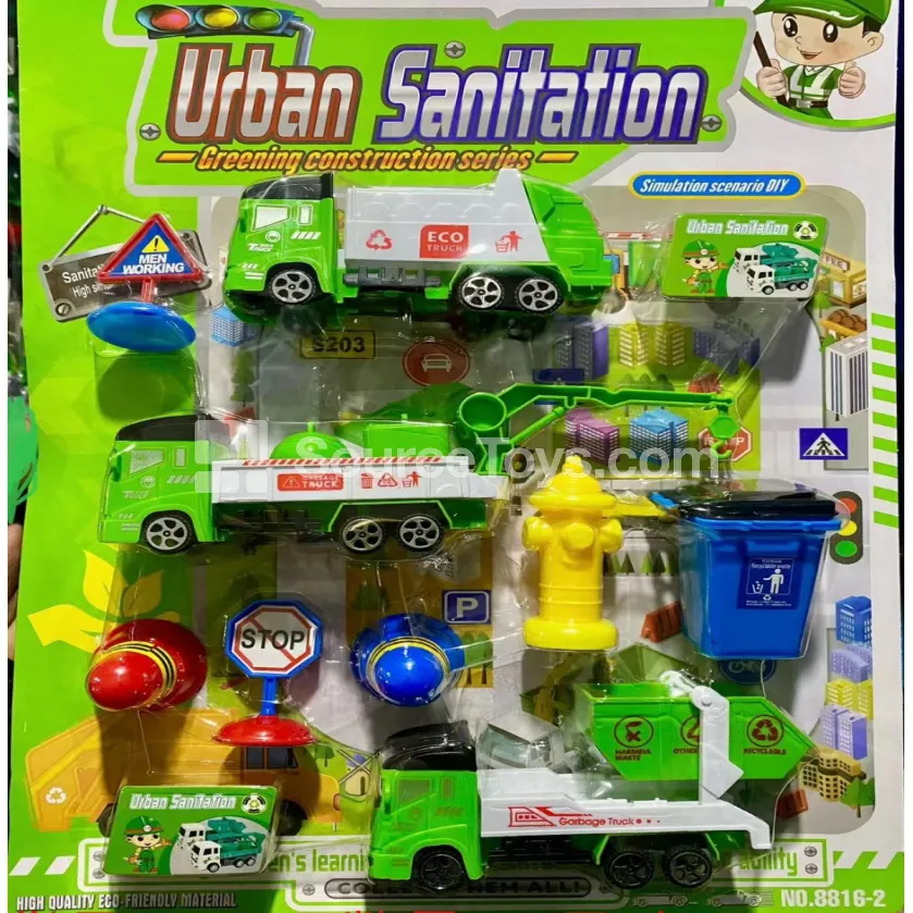 8816-2 Sanitation Truck Toy
