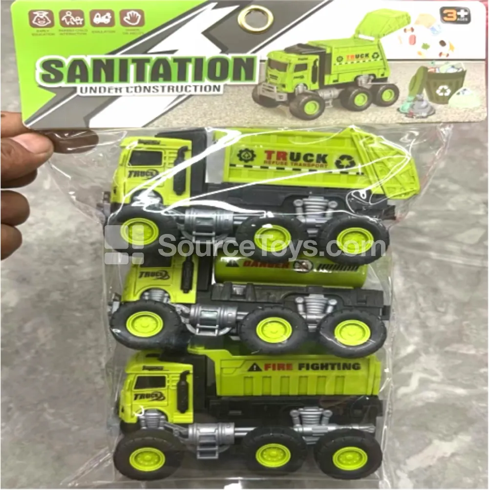 Inertia City Sanitation Team Toy Vehicles Inertia City Sanitation Team Toy Vehicles