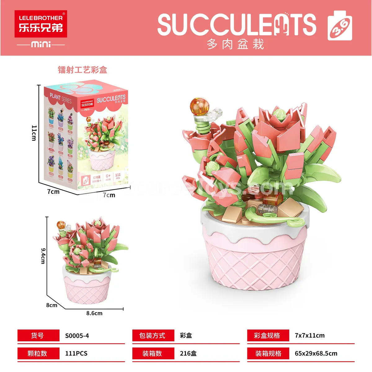 DIY Mini Building Blocks Educational Assembly Toy 111PCS Budget-Friendly [Small Batch Modified] [BV Full Test]