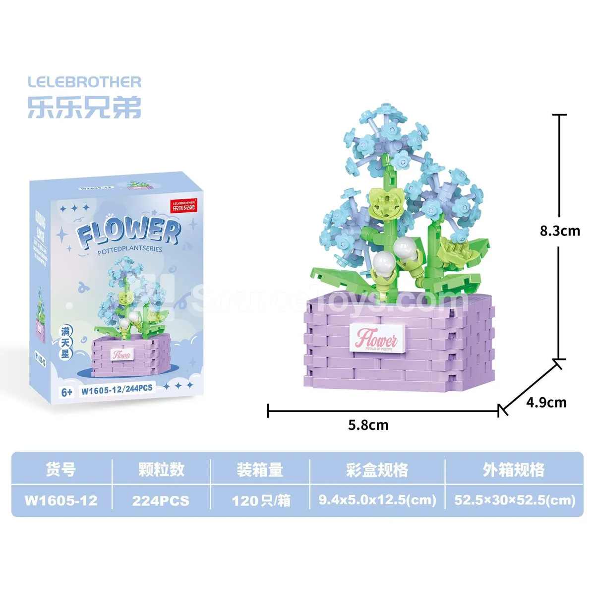 224PCS DIY Micro Building Blocks 224PCS DIY Micro Building Blocks