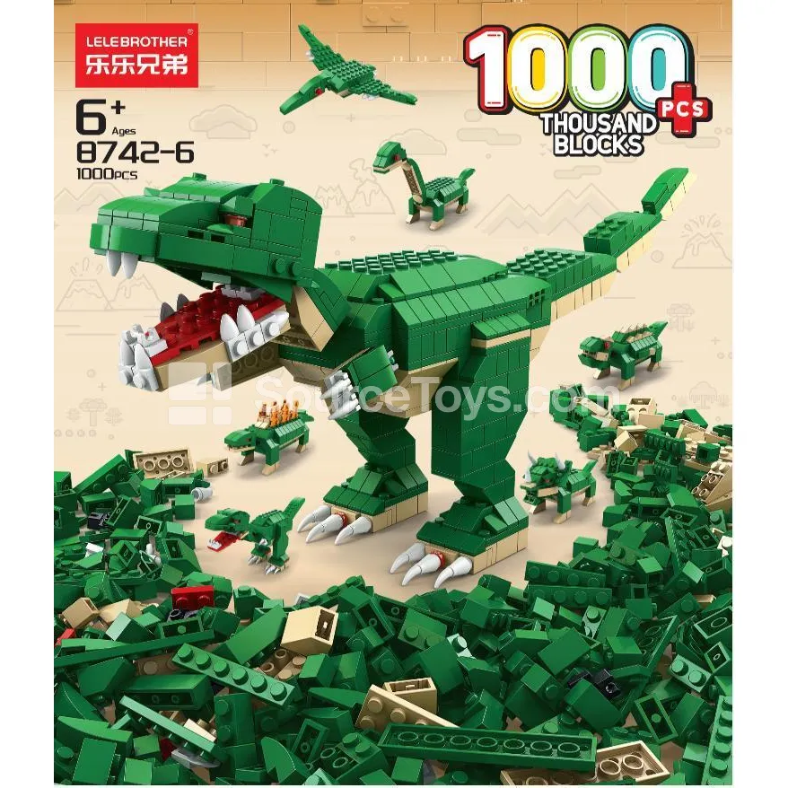 Educational Dinosaur Building Blocks Set, 1000 Pieces Educational Dinosaur Building Blocks Set, 1000 Pieces