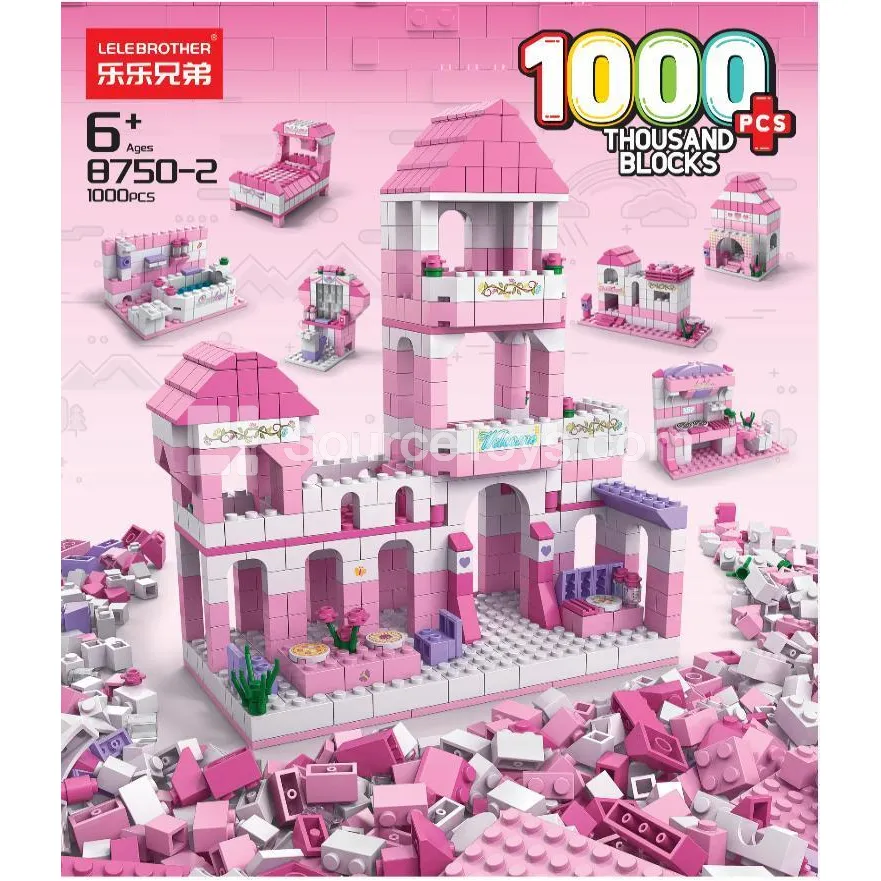Children's Educational Assembly Building Blocks Princess House 1000pcs Children's Educational Assembly Building Blocks Princess House 1000pcs