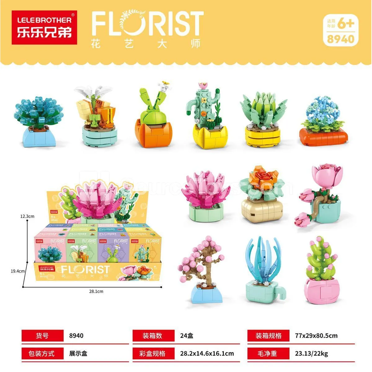 Children's Educational Building Blocks Succulent Plant Pot 2 (Budget-Friendly) Children's Educational Building Blocks Succulent Plant Pot 2 (Budget-Friendly)
