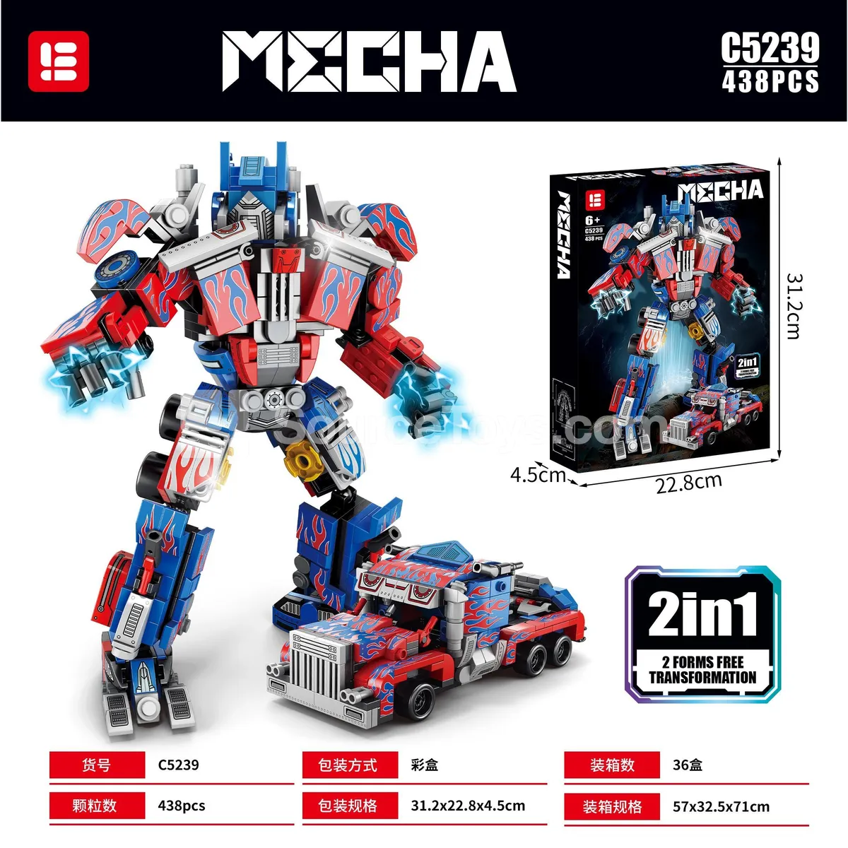 Educational Assembly Building Blocks Robot 438PCS Low-Price High-Volume Model Educational Assembly Building Blocks Robot 438PCS Low-Price High-Volume Model