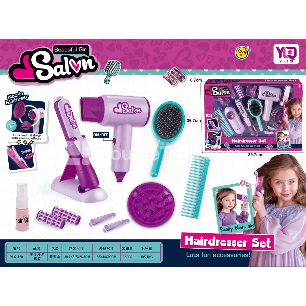 Hair Salon Pretend Play Set