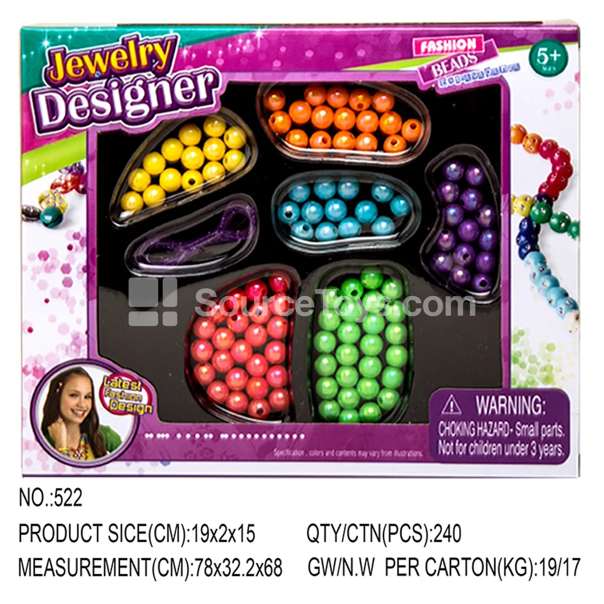 Bead Jewelry (Pretend Play Girl's Beaded Accessories)