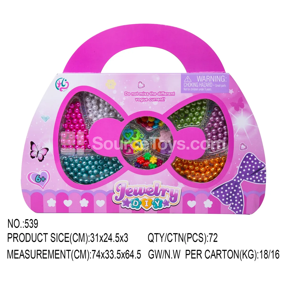 Beaded Jewelry Pretend Play Set