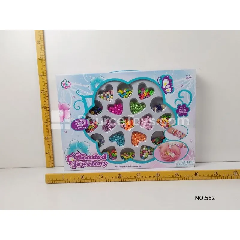 DIY Bead Jewelry Set for Pretend Play