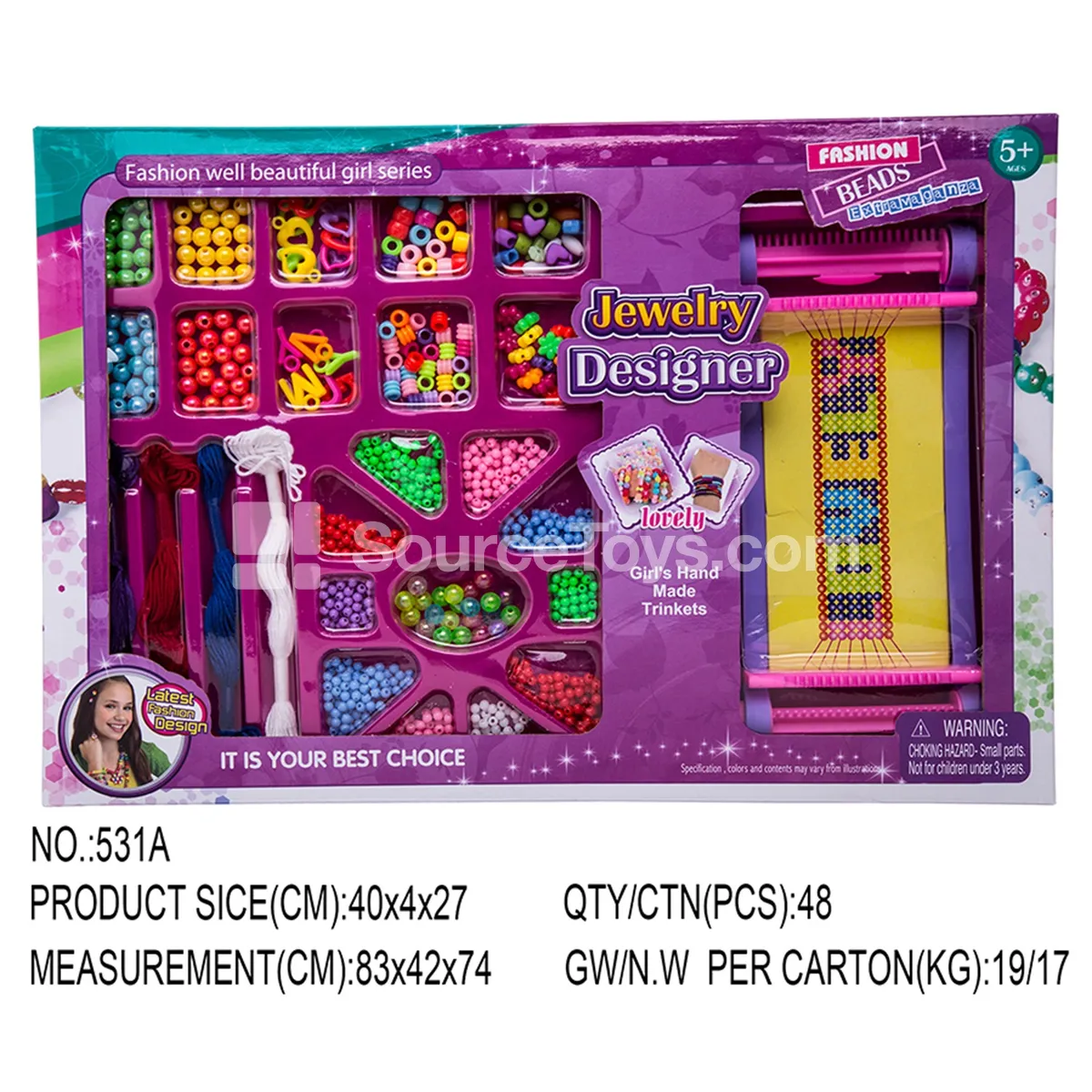 Beaded Weaving Craft Set